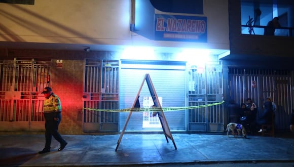 Asesinan a una mujer en el interior de una farmacia ubicada en Los Olivos. (Foto: César Grados/@photo.gec)