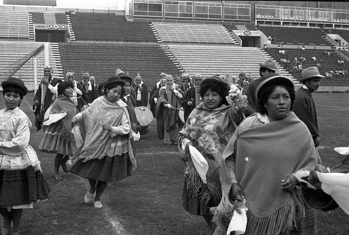 El folclore andino se hizo presente en la Fiesta del Sol, una de las que se realizó en Lima. (Foto: Archivo Histórico de El Comercio / Darío Médico)