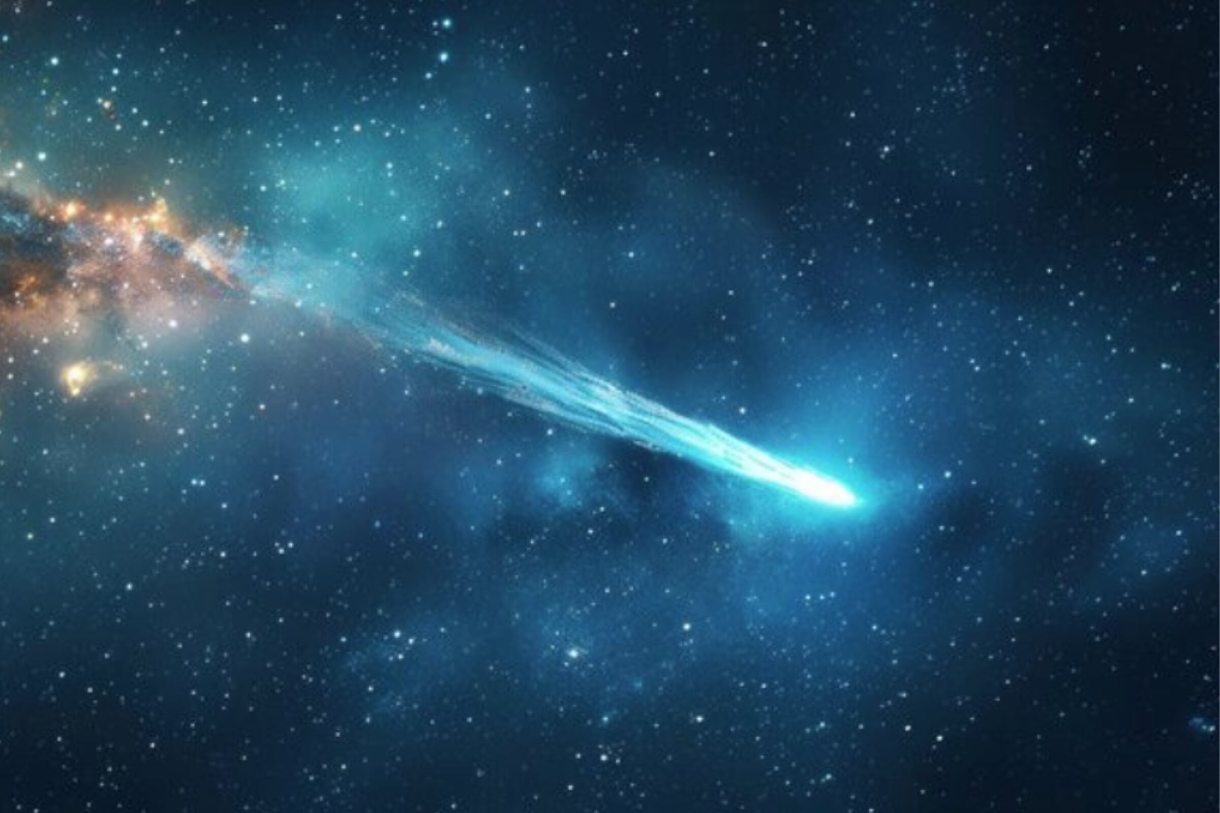 De completar su recorrido, el cometa Sungrazer podría avistarse en el cielo de Nueva York entre el 5 al 8 de abril. (Crédito: Freepik / Imagen referencial)