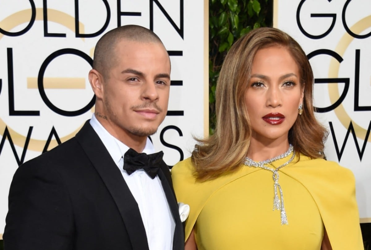 Casper Smart y Jennifer Lopez en 2016. | Crédito: AFP