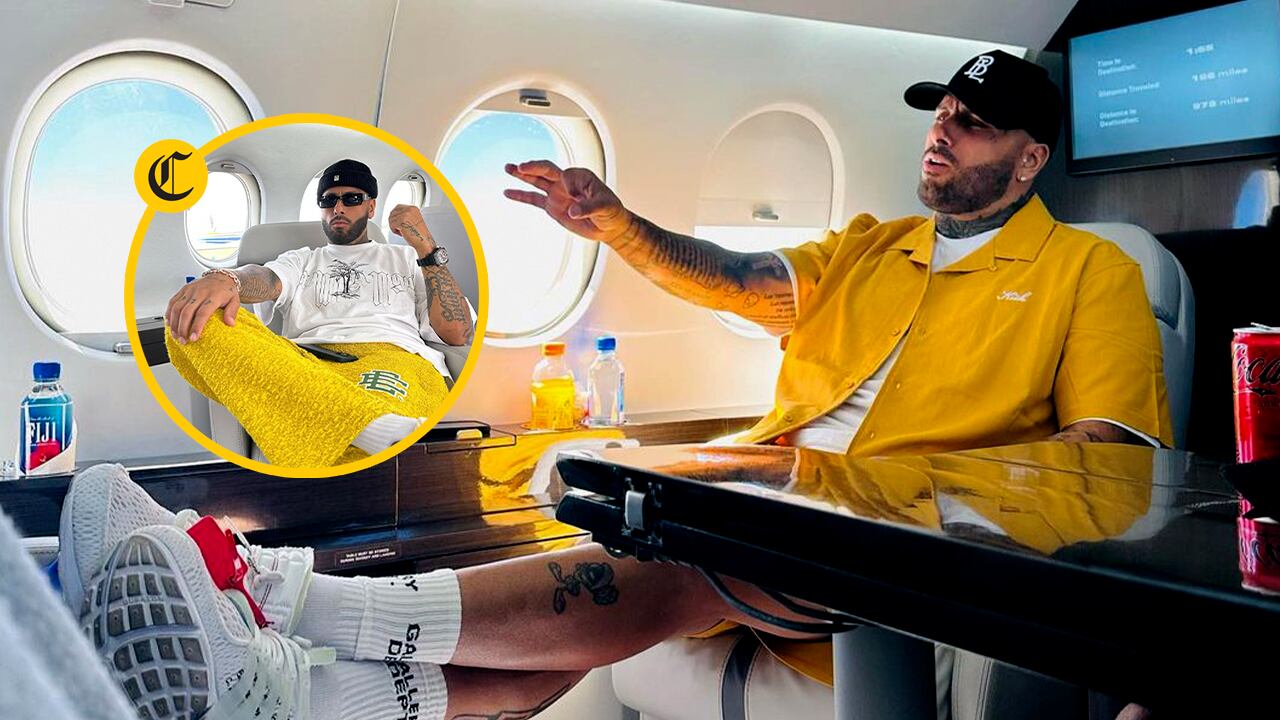 Nicky Jam en su avión privado nombrado "El pájaro de acero", este se valoriza en 8 000 000 de euros | Foto: Cuenta de Instagram de Nicky Jam