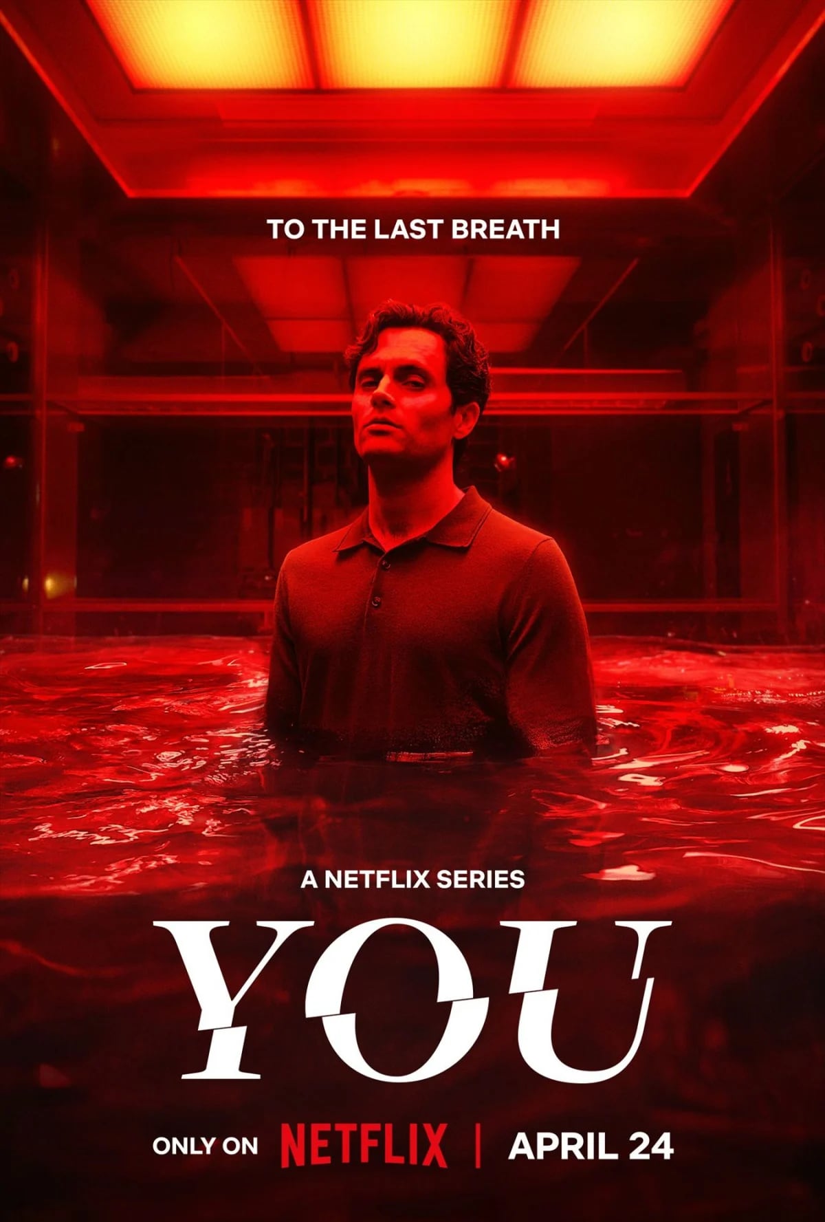 El póster de la quinta y última temporada de "YOU", serie de suspenso centrada en joven profundamente obsesivo (Foto: Netflix)