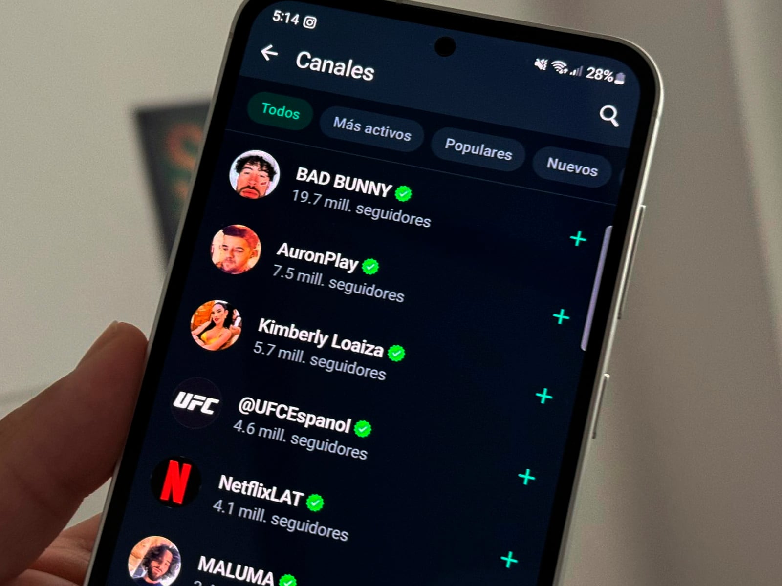 Canales de WhatsApp. (Foto: MAG - Rommel Yupanqui)