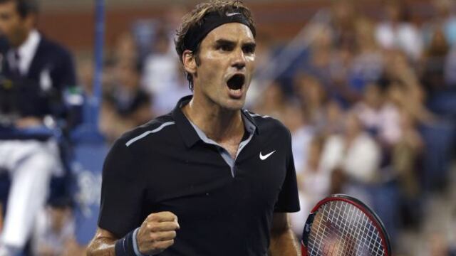 Federer venció 3-2 a Monfils y avanzó a semifinales del US Open