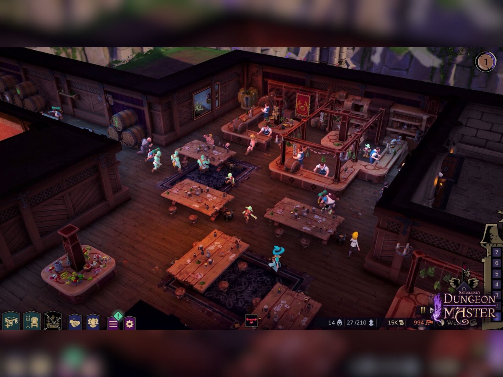 Esta última entrega de la aclamada franquicia The Dungeon of Naheulbeuk permite a los jugadores crear y personalizar su propia mazmorra maldita. | Crédito: dearvillagers.com