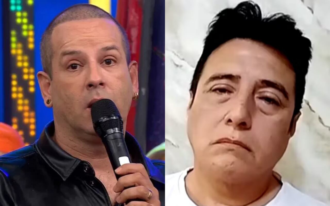 Por su parte, Roly Ortiz, visiblemente agradecido por el gesto de Trevitazzo, le pidió perdón a Luigi Carbajal, con quien tuvo una rencilla por los derechos del grupo | América TV (Captura) / Composición EC