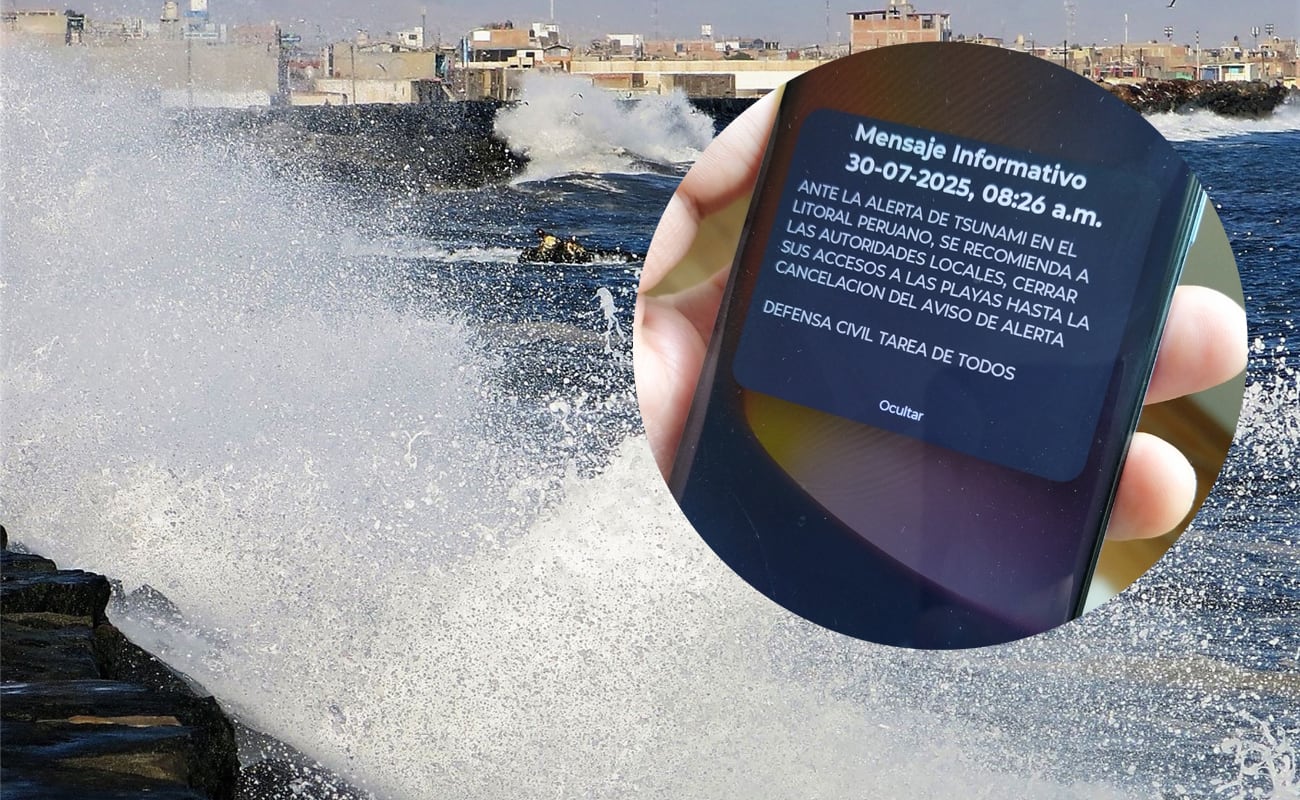 Un mensaje causó sorpresa en los teléfonos celulares de miles de peruanos. (Foto: Andina / El Comercio)