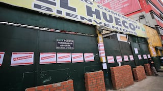 'El Hueco': comerciantes subsanan faltas de seguridad [FOTOS]