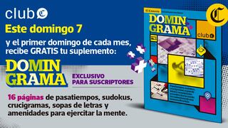 El Comercio trae a sus suscriptores “Domingrama”: una revista para ejercitar la mente en cuarentena de manera divertida