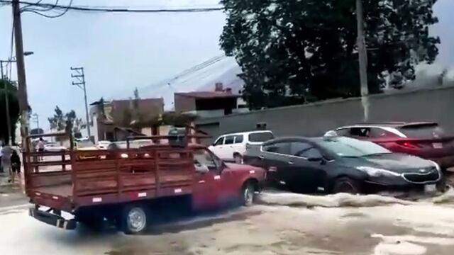 Chaclacayo: quebrada Los Laureles se activa por fuertes lluvias