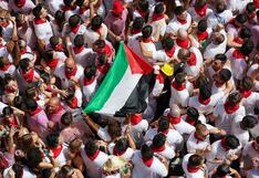 Sanfermines, la fiesta española más internacional, comienzan al grito de “Palestina libre”
