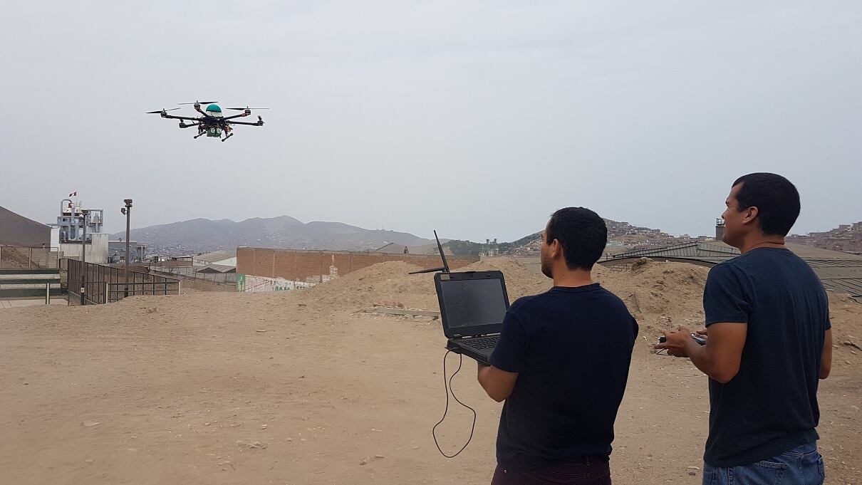 Así funcionan los drones de la empresa.