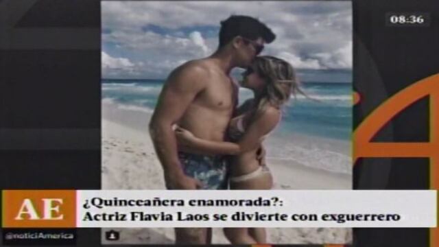 ¿Flavia Laos ya había revelado romance con ex 'guerrero'?