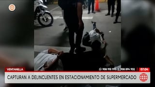 Balacera en estacionamiento de supermercado en Ventanilla termina con dos detenidos