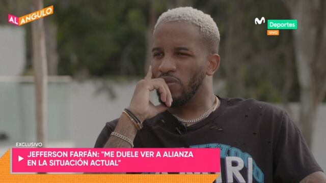 Jefferson Farfán sobre el mal presente de Alianza Lima: “Me da ganas de meterme a la cancha como estoy” 