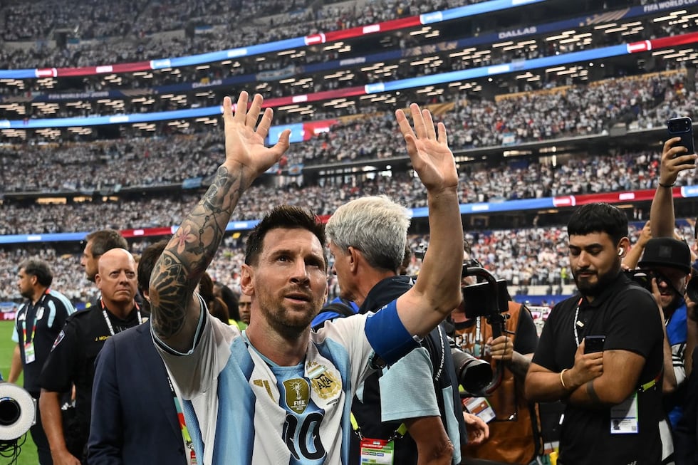 Lionel Messi se convirtió en el máximo goleador de los mundiales con 18 tantos. (Crédito: Paul ELLIS / AFP)
