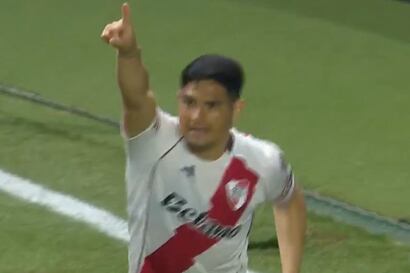Empató la serie: ‘Maxi’ Salas marcó el 1-0 de River vs. Palmeiras por Copa Libertadores | VIDEO