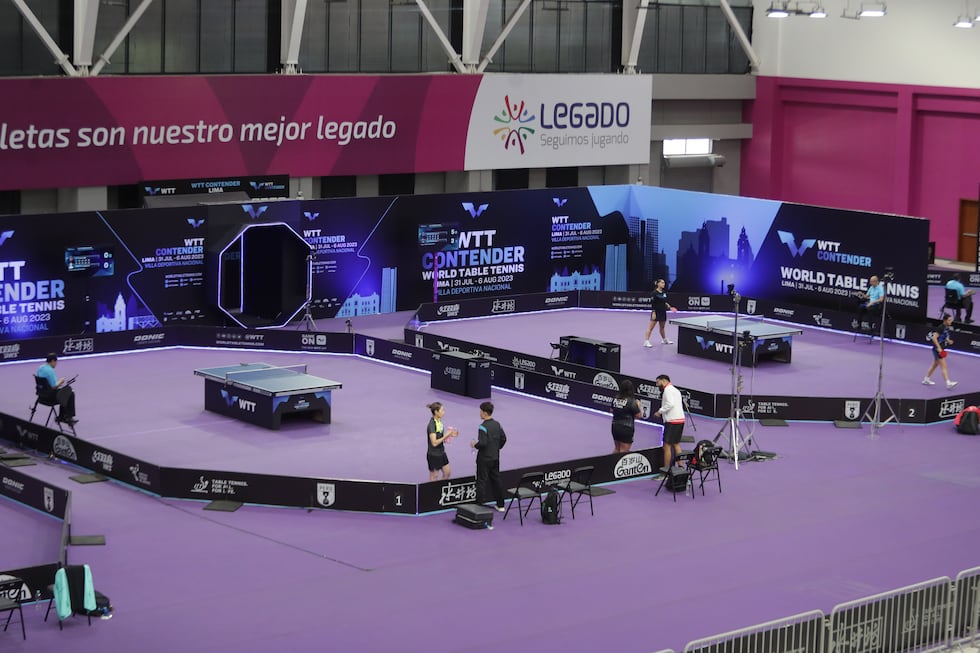 LIMA, MARTES 01 DE AGOSTO DEL 2023.
TENIS DE MESA.
WTT CONTENDER WORLD TABLE TENNIS.
CAMPEONATO MUNDIAL DE VTENIS DE MESA.
FOTOS: ALESSANDRO CURRARINO / EL COMERCIO