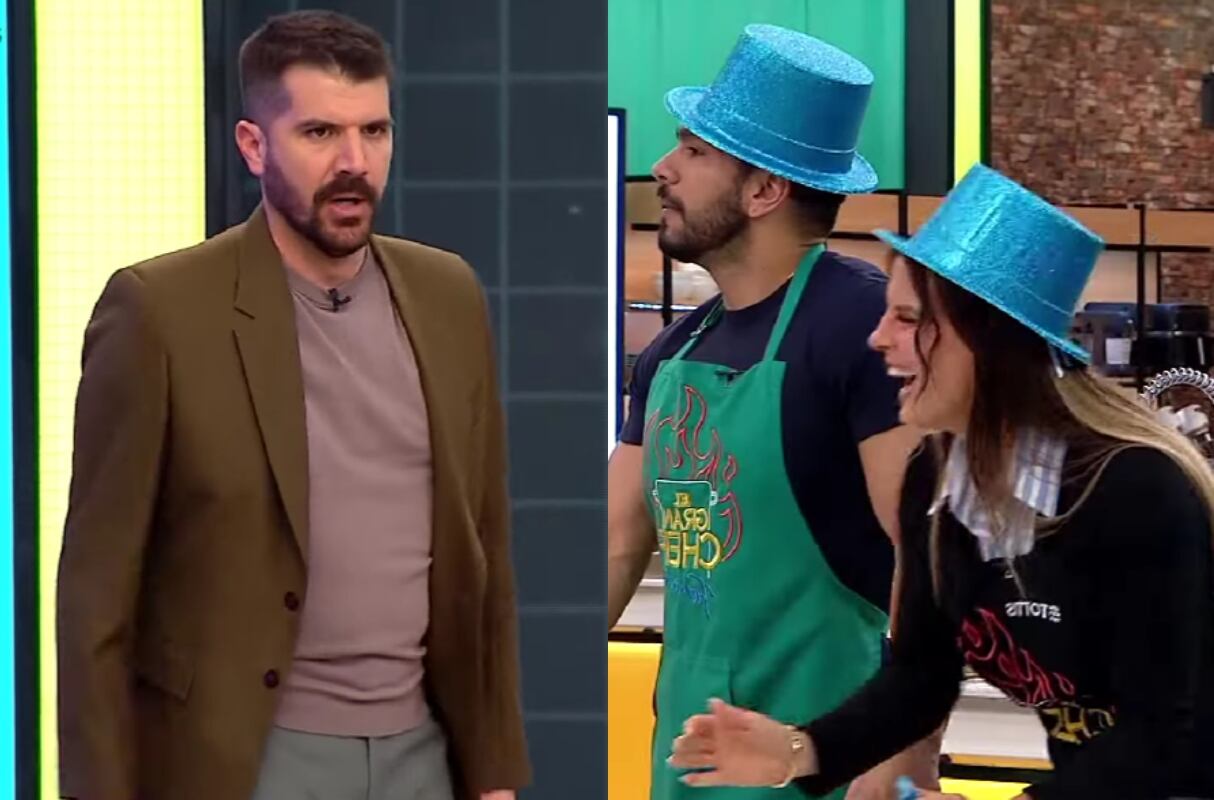 José Peláez imitó a Alejandra Baigorria e hizo reír a todos en el programa "El gran chef famosos". (Foto: Captura de video)
