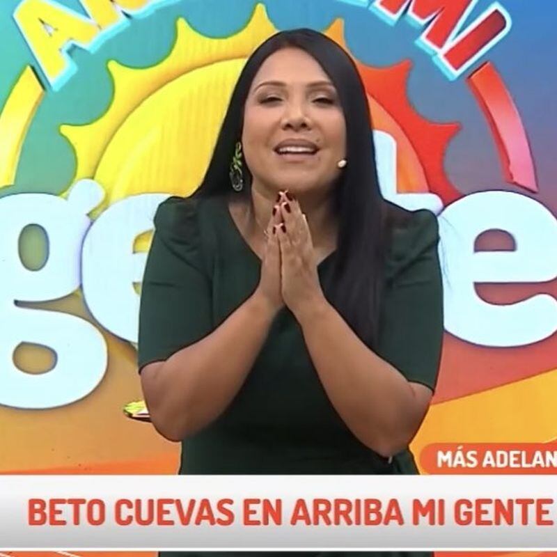 Tula Rodríguez reemplazó a Maju Mantilla en "Arriba mi gente". (Foto: Captura de video)