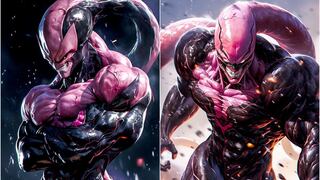 Así sería la mezcla entre Venom de Marvel y Majin Buu de Dragon ball, según una IA
