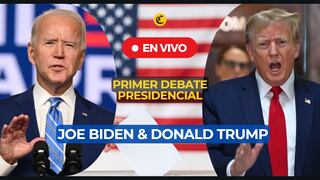 Primer debate EN VIVO: Joe Biden y Donald Trump ya están listos para su primer cara a cara