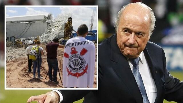 Blatter expresó “profunda tristeza” por tragedia en estadio de Brasil