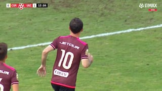 La especialidad de la casa: Calcaterra marca golazo para el 1-0 de Universitario vs. Comerciantes Unidos | VIDEO