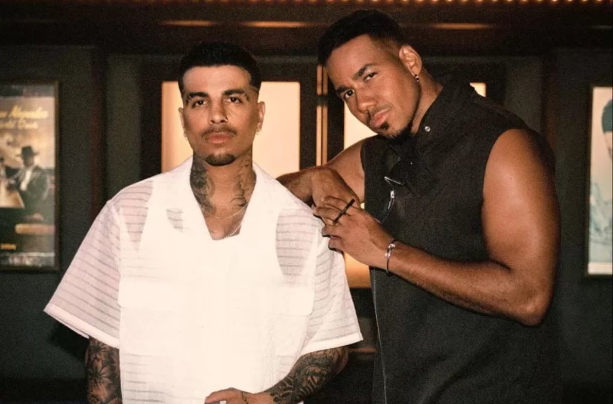 Rauw Alejandro y Romeo Santos se unen para el estreno de su nuevo tema “Khé”. (Foto: Instagram)