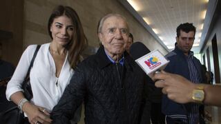 Chile: Carlos Menem habló con su hijo, que evoluciona bien tras cirugía cerebral