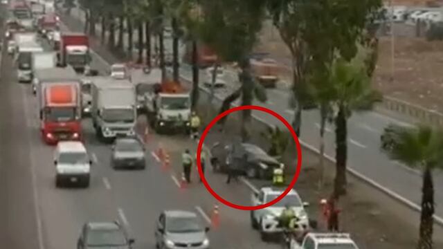 Choque entre ómnibus y auto deja un hombre muerto en la Panamericana Sur
