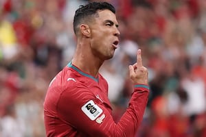 Cristiano Ronaldo marcó el 1-0 de Portugal vs. Uzbekistán. (Foto: Getty Images)