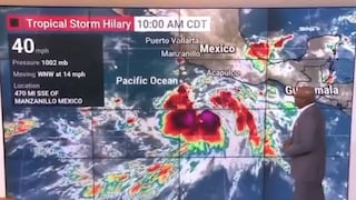 La tormenta tropical Hilary se forma en el Pacífico mexicano