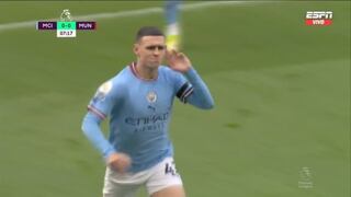 Gol de Phil Foden con Manchester City: anotó el 1-0 sobre el United | VIDEO