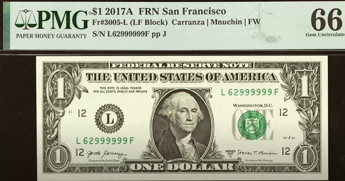 Aunque no lo creas, los billetes de US$1 también son preciados en las casas de empeño y subastas (Foto: Daniel Martel / YouTube)