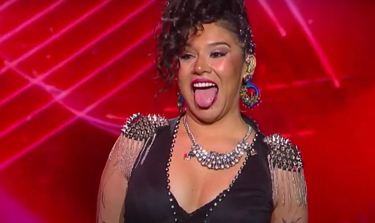 Ruby Palomino cambió de vestuario en Viña del Mar 2024.