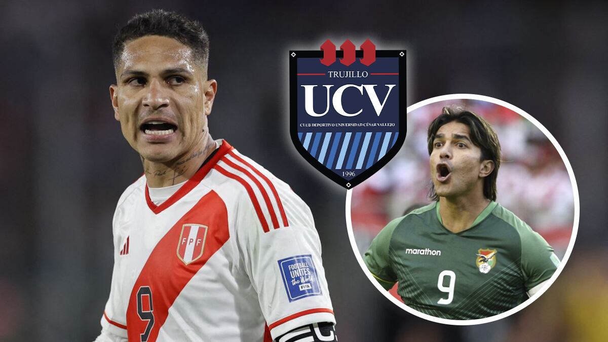 Paolo Guerrero llegó a César Vallejo: la molestia de Marcelo Martins tras una publicación del club 'Poeta' | Composición: AFP / UCV Club de Fútbol / Facebook