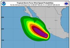 Huracán Flossie EN VIVO | Trayectoria del ciclón de categoría 2 que se dirige a México