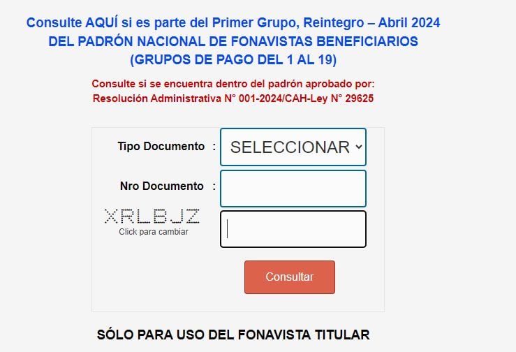 Captura página del Fonavi