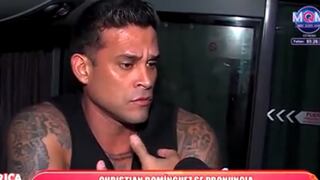Christian Domínguez: así reaccionó al ser consultado por entrevista de Pamela Franco en “MQM”