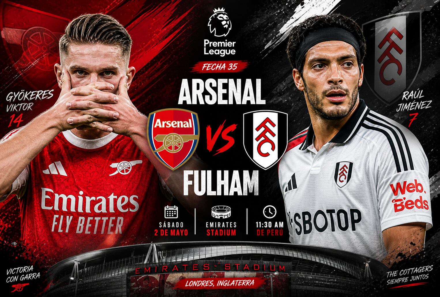 Arsenal golea 3-0 al Fulham y presiona al City en la lucha por la Premier — image 3