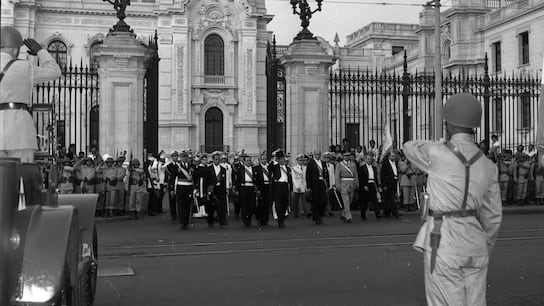 Palacio de Gobierno en 1961: celebraciones por Semana Santa