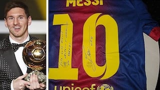 Lionel Messi envió camiseta con "admiración" a Gerd Müller