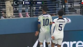Pulisic marca el 1-0 de Estados Unidos vs. México por semifinal de Nations League | VIDEO