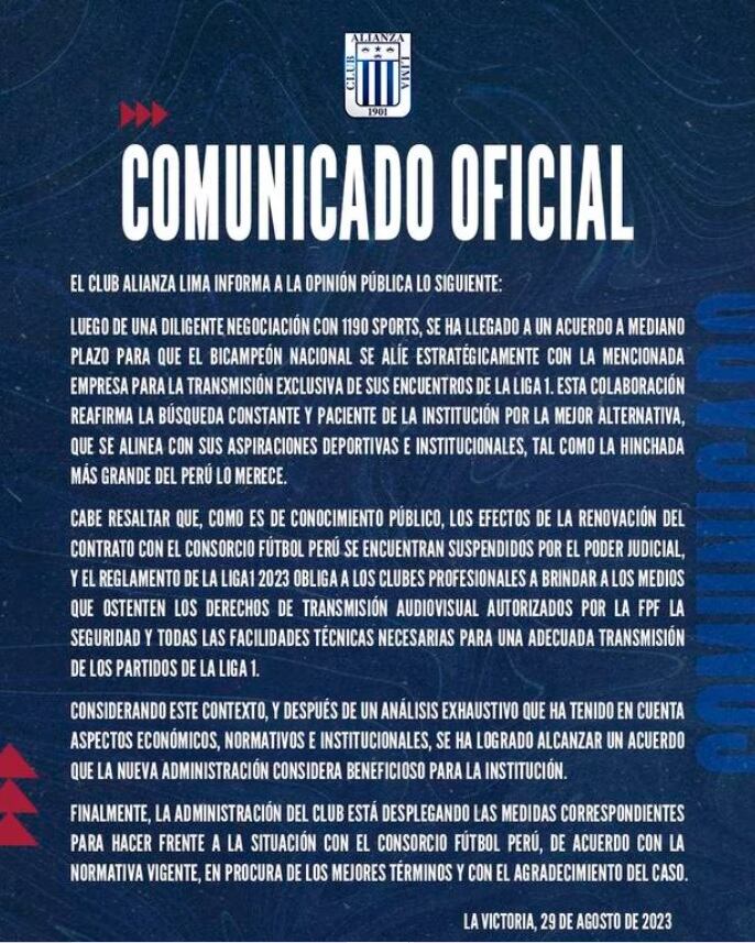 (Foto: Alianza Lima)