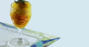 Receta de granizado de mango y champán