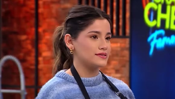 "El gran chef famosos": Arianna Fernández fue eliminada de la competencia | Foto: Latina TV (Captura)