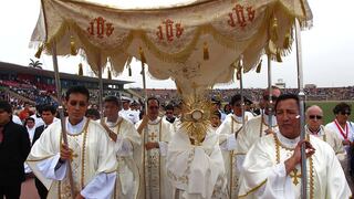FOTOS: la fiesta del Corpus Christi en Chiclayo reunió a más de 20 mil fieles
