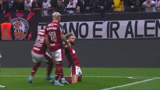 Caricia y adentro: la definición de Gabigol para el 2-0 de Flamengo en cancha de Corinthians | VIDEO