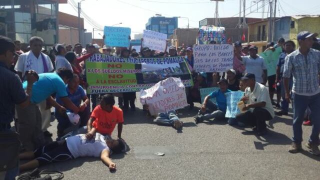 Chiclayo: Marco Arana encabezó marcha de azucareros